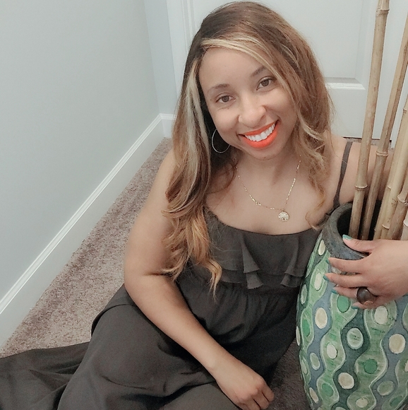 Charcoal Ruffle Maxi - Picture 2 of 8